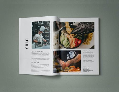 Food Magazine Template