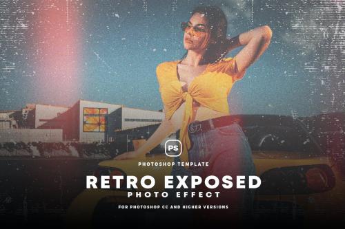 Retro Exposed Film Effect