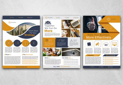 3 Business Flyer Layouts - 229619616