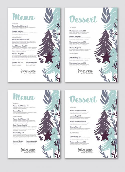 Holiday Menu Layout - 229800509