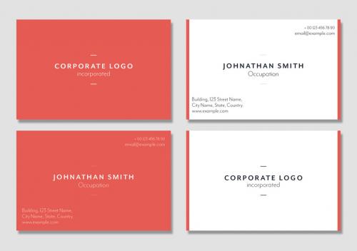 Business Card Layout - 229800536