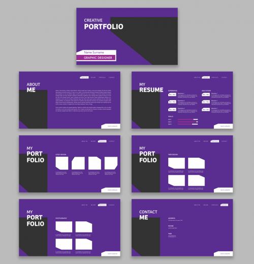 Purple Presentation Layout - 229996243