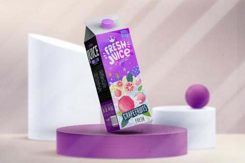 Juice Packaging Mockup