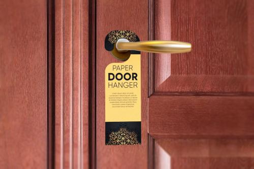 Door Hanger Mockups