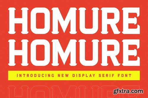 Homure New Display Sans- Serif Font KJ7AYSQ