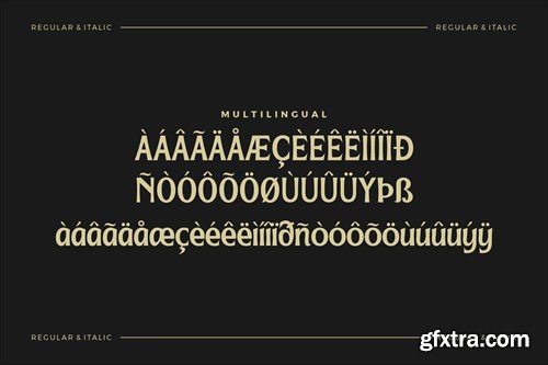 Huntrela A Modern Display Font XCSCXLF