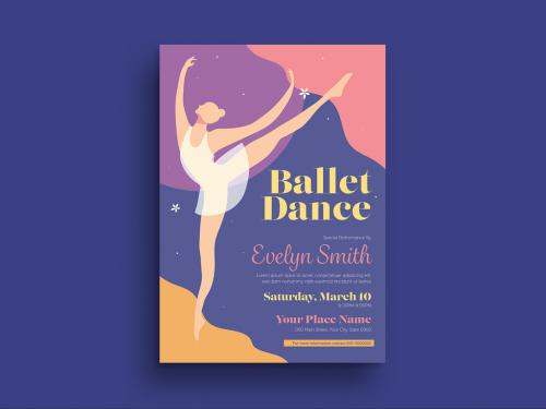 Ballet Dance Flyer Layout - 231040797