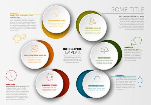 Cutout Circles Infographic Layout - 231050825