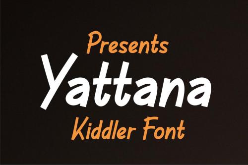 Yattana Kiddler Font