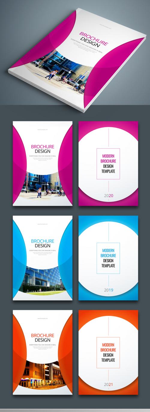 Business Report Cover Layouts with Circles - 231728891