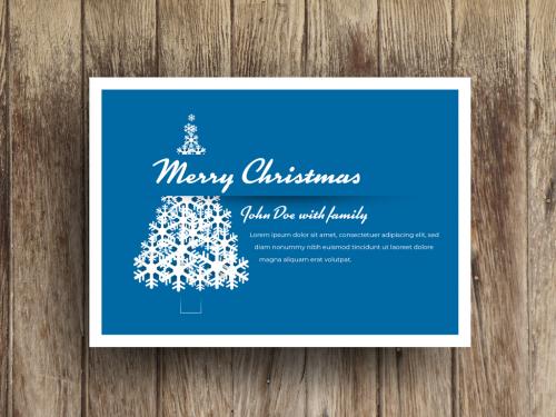 Christmas Card Layout - 231986305