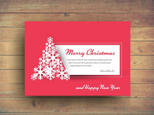 Christmas Card Layout - 231986433