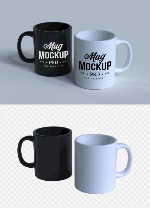 Two Mugs Mockup - 232377939