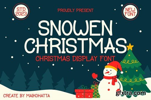 Snowen Christmas - Christmas Display Font KH5UJLV