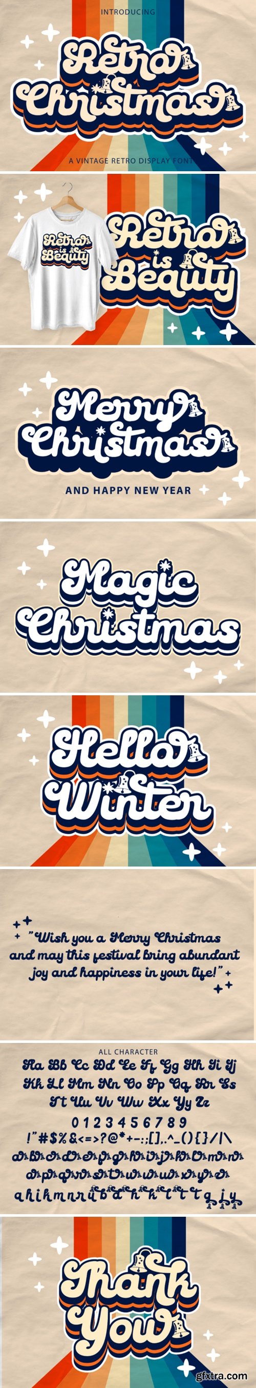 Retro Christmas Font