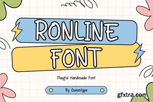 Ronline - Playful Handmade Font NJJWQSE