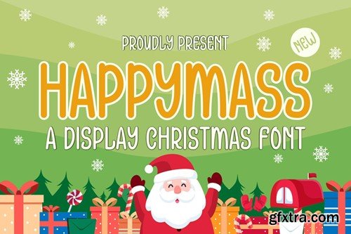 Happymass - Display Christmas Font V4ZKNJF