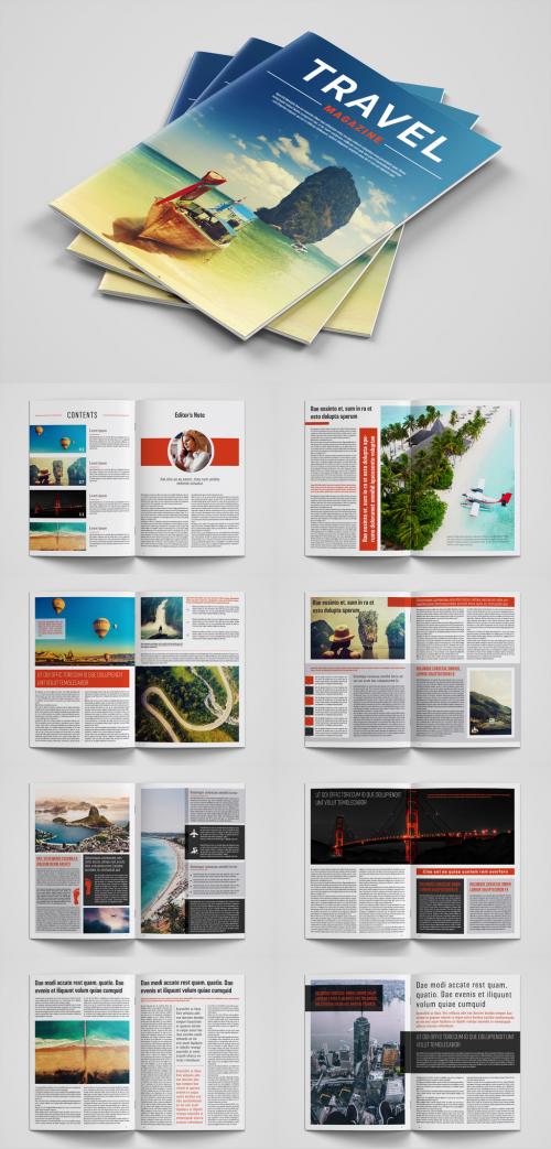 Travel Magazine Layout - 234758369