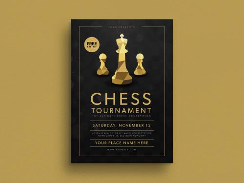 Chess Tournament Event Flyer Layout - 236334408