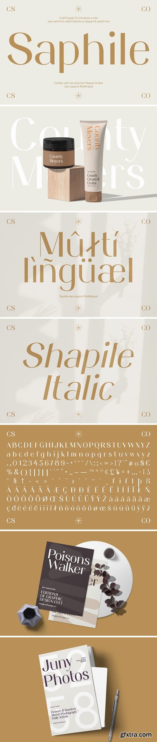 Saphile &ndash; Elegant Sans Serif