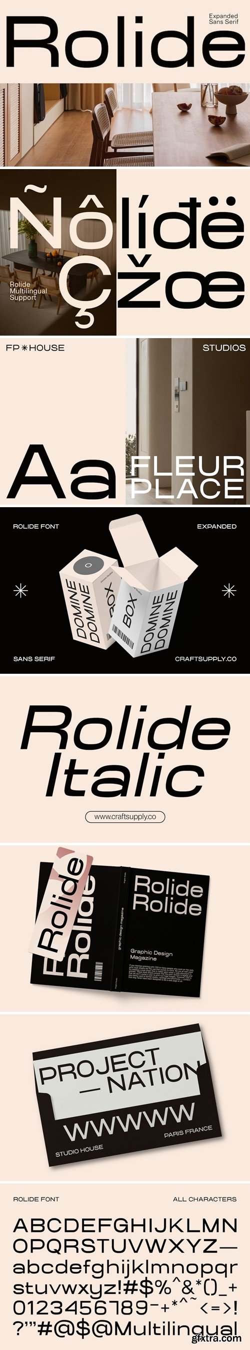 Rolide &ndash; Expanded Sans Serif