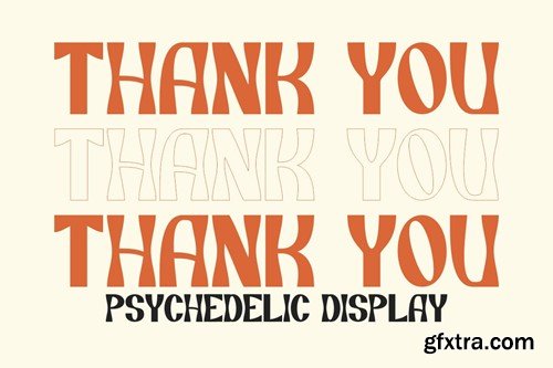 Greavo - Psychedelic Display Font 795FY6A