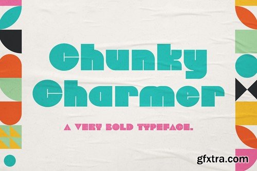 Chunky Charmer - Display Typeface 96X2ANX