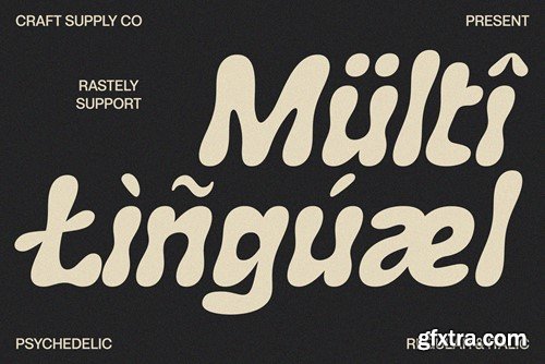 Rastely – Funky Typeface 9UYB4XQ