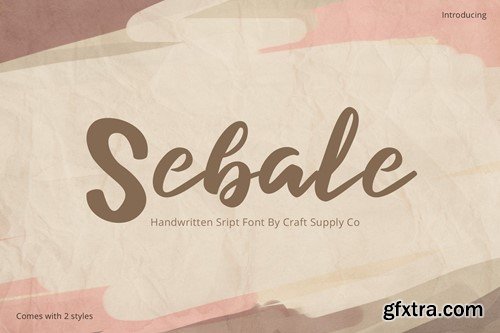 Sebale – Handwritten Script XBZPK8S