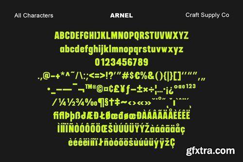 Arnel – Bold Sans Serif YJQCQSV