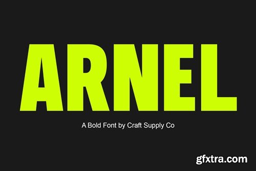 Arnel – Bold Sans Serif YJQCQSV