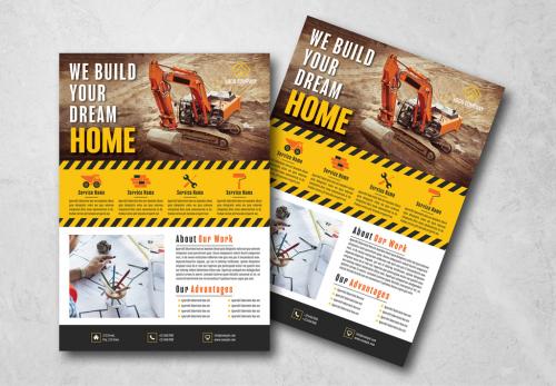 Construction Flyer Layout - 237408869