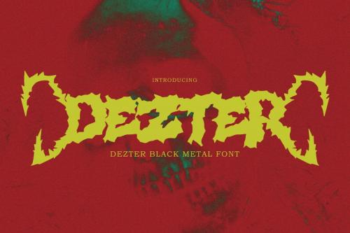 Dezter - Black Metal Font