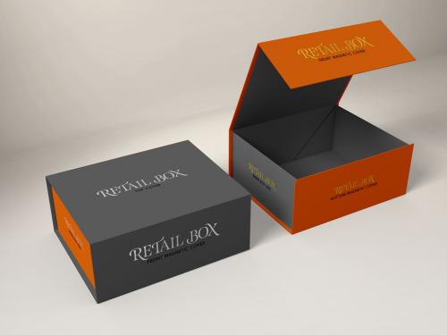 Magnetic Gift Boxes Mockup - 237803349