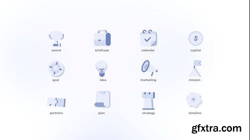 Videohive Business Plan - Flat Icons 49187223