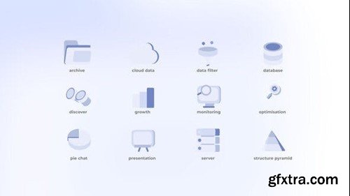 Videohive Data Analysis - Flat Icons 49187442