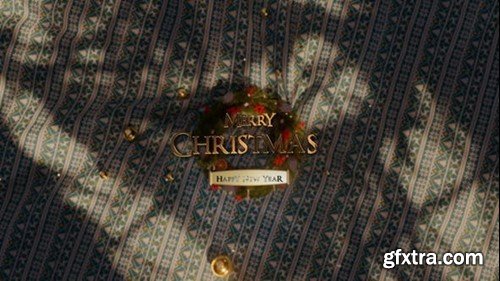 Videohive Christmas Wreath Logo 49078236