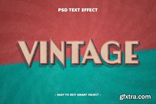 Retro Vintage Grunge Textured Text Effect YL8SBHL