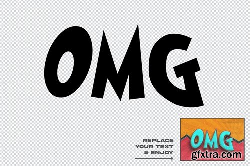 OMG Comic Blast Text Effect Layer Style 8EZS7VS