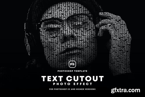 Text Cutout Photo Effect KLL3P7P