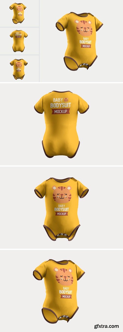 Baby Bodysuit Mockup JB67EF2