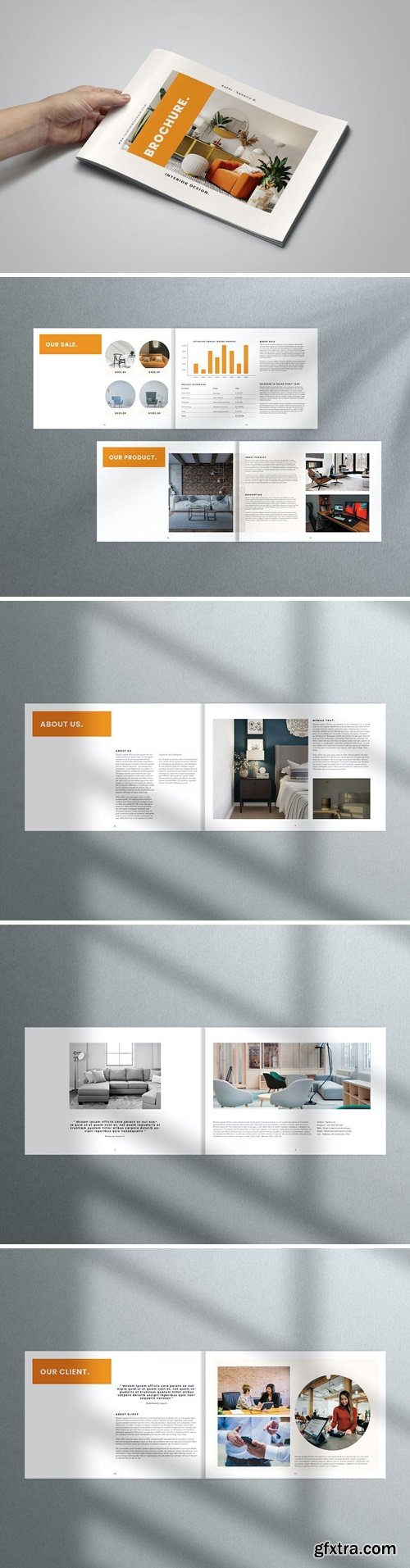 Interior Brochure Template W5V74X5