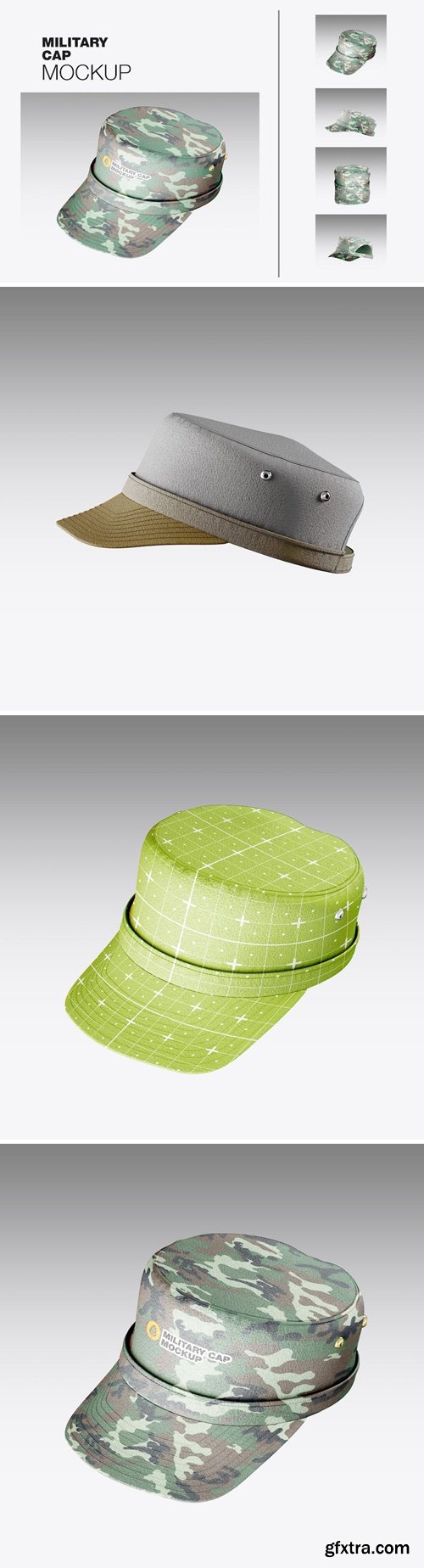 Military Cap Mockup DW5YL9V