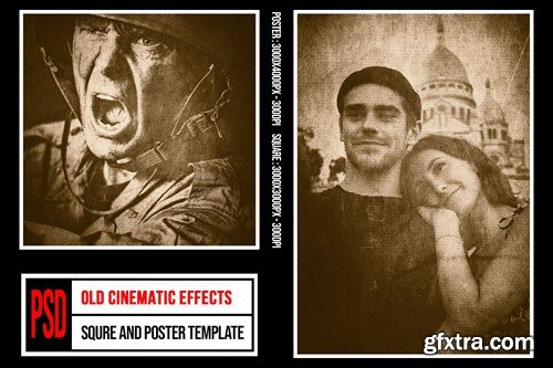 Square & Poster - Old Cinematic Effects 99ELE93