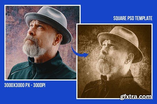 Square & Poster - Old Cinematic Effects 99ELE93