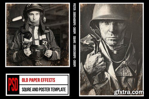 Square & Poster - Old Paper Effects 4DZ9222