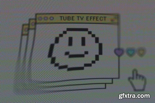 CRT TV Effect PMF3D8U