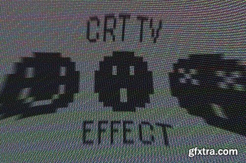 CRT TV Effect PMF3D8U