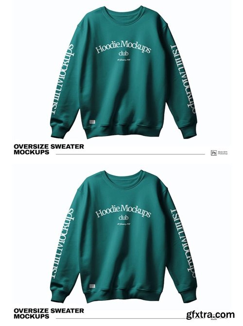 Oversize Sweater Mockup THHV2ZH