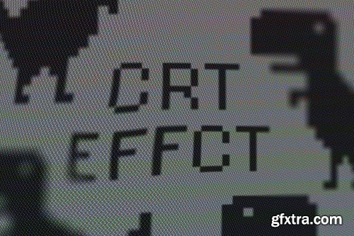 CRT TV Effect PMF3D8U